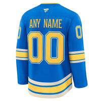 St. Louis Blues Blue Alternate Premium Custom Jersey