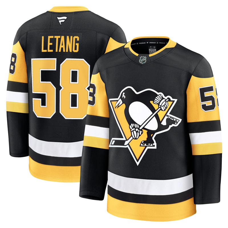 Pittsburgh Penguins Kris Letang Black Home Premium Jersey