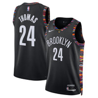 Brooklyn Nets 2025/26 City Edition Swingman Jersey - Black - Cam Thomas