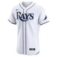 Tampa Bay Rays Yandy Diaz White Home Elite Player Jersey