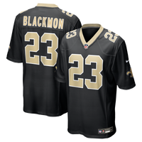 New Orleans Saints Julian Blackmon Black Team Game Jersey