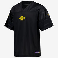 Los Angeles Lakers Courtside Football Jersey - Black