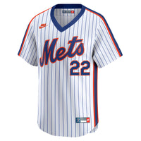 New York Mets Juan Soto White Cooperstown Collection Limited 40th Anniversary Jersey