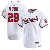 Washington Nationals James Wood White Home Limited Jersey