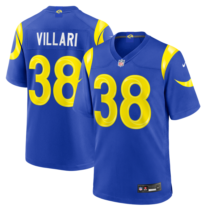 Los Angeles Rams Dan Villari Royal Game Jersey