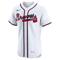 Atlanta Braves White Home Elite Jersey