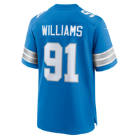 Detroit Lions Tyleik Williams Blue Team Game Jersey
