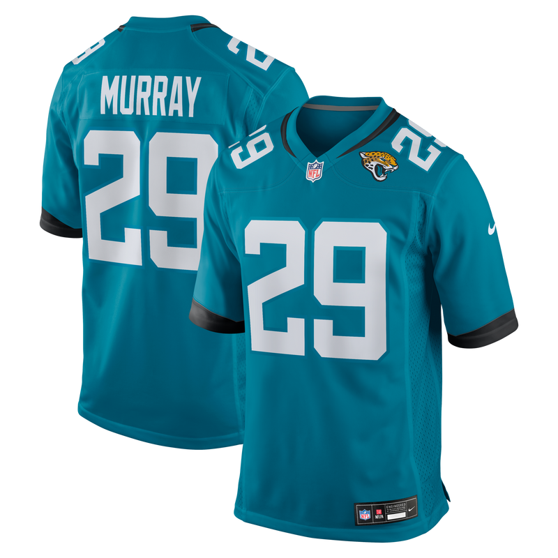 Jacksonville Jaguars Eric Murray Teal Team Game Jersey