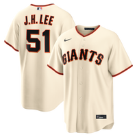 San Francisco Giants Jung Hoo Lee Cream Home Replica Jersey