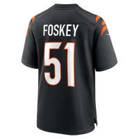 Cincinnati Bengals Isaiah Foskey Black Team Game Jersey