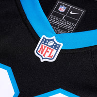 Carolina Panthers Maema Njongmeta Black Game Jersey