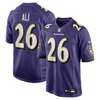 Baltimore Ravens Rasheen Ali Purple Team Game Jersey
