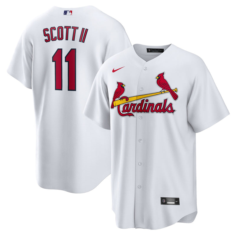St. Louis Cardinals Victor Scott II White Home Replica Jersey