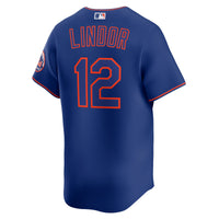 New York Mets Francisco Lindor Royal Alternate Limited Player Jersey