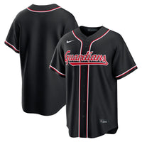 Cleveland Guardians Fashion Replica Black Out Jersey