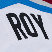 Colorado Avalanche Patrick Roy White 1995 Power Play Jersey