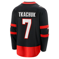 Ottawa Senators Brady Tkachuk Black Home Breakaway Jersey