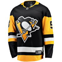 Pittsburgh Penguins Kris Letang Black Home Breakaway Jersey