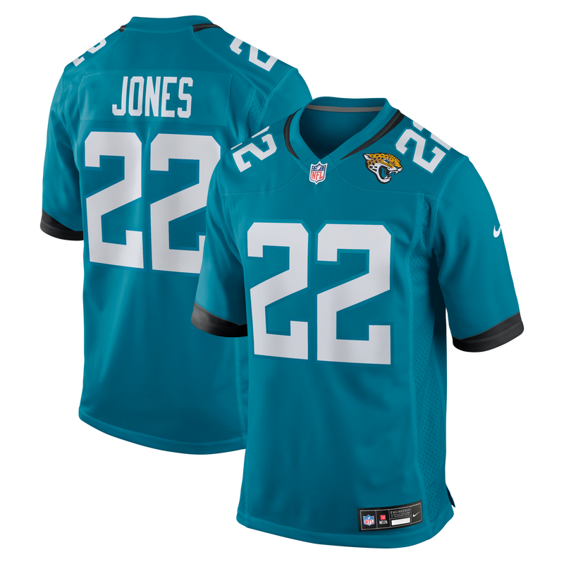 Jacksonville Jaguars Jarrian Jones Teal Team Game Jersey