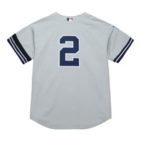 New York Yankees Derek Jeter Gray Cooperstown Collection 2000 World Series Authentic Jersey
