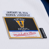 New York Rangers Henrik Lundqvist White 2014 NHL Stadium Series Power Play Jersey