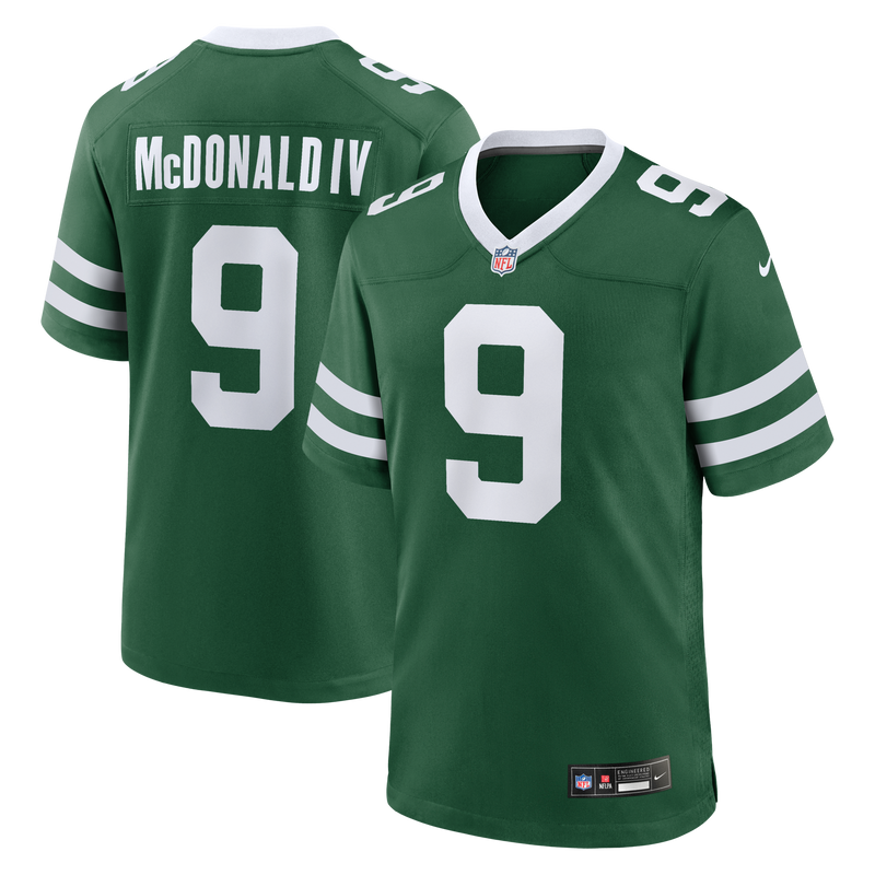 New York Jets Will McDonald IV Legacy Green Team Game Jersey
