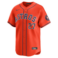 Houston Astros Jose Altuve Orange Alternate Limited Player Jersey