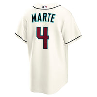 Arizona Diamondbacks Ketel Marte Cream Home Replica Jersey