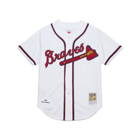 Atlanta Braves Deion Sanders White Cooperstown Collection 1992 Authentic Jersey