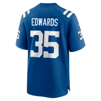 Indianapolis Colts Johnathan Edwards Royal Team Game Jersey