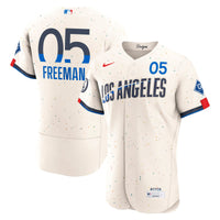 Los Angeles Dodgers Freddie Freeman Cream City Connect Authentic Sponsor Patch Jersey