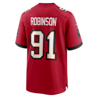 Tampa Bay Buccaneers A'Shawn Robinson Red Team Game Jersey