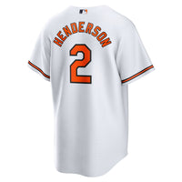 Baltimore Orioles Gunnar Henderson White Home Replica Player Jersey