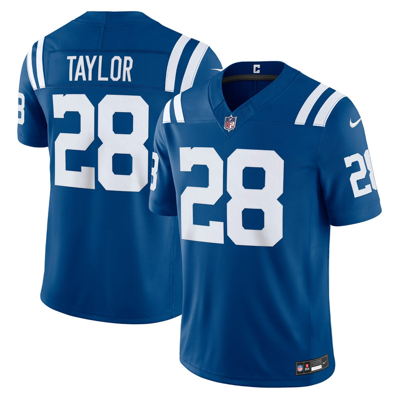 Indianapolis Colts Jonathan Taylor Royal Team Vapor F.U.S.E. Stitched Limited Jersey
