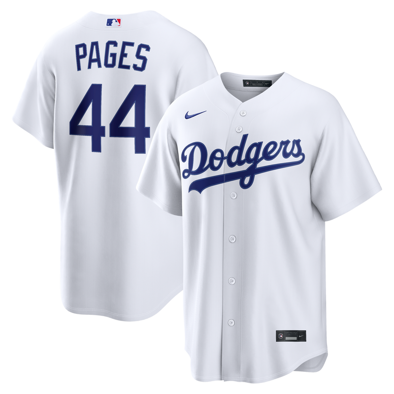 Los Angeles Dodgers Andy Pages White Home Replica Jersey