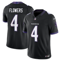 Baltimore Ravens Zay Flowers Black Alternate Alternate Vapor F.U.S.E. Stitched Limited Jersey