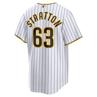 San Diego Padres Hunter Stratton White Home Replica Jersey
