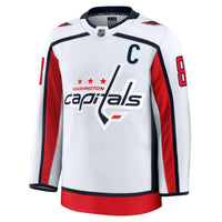 Washington Capitals Alexander Ovechkin White Away Premium Jersey