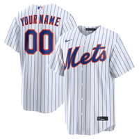 New York Mets White Home Replica Custom Jersey