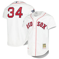 Boston Red Sox David Ortiz White Cooperstown Collection Authentic Jersey