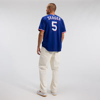 Texas Rangers Corey Seager Royal Alternate 2 Replica Jersey