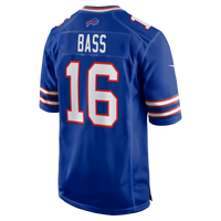 Buffalo Bills Tyler Bass Royal Team Game Jersey