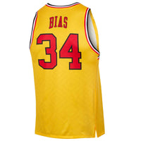 Len Bias Gold Maryland Terrapins Replica Player Jersey