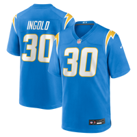 Los Angeles Chargers Alec Ingold Powder Blue Team Game Jersey