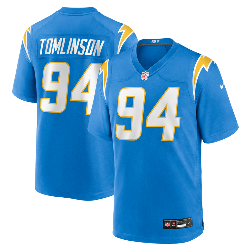 Los Angeles Chargers Dalvin Tomlinson Powder Blue Team Game Jersey