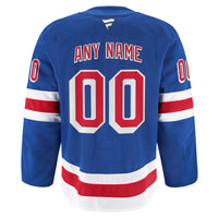 New York Rangers Royal Home Authentic Pro Custom Jersey