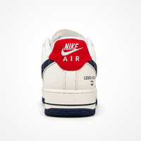 Nike x Louis Vuitton Air Force 1 Low 07 Sneakers White Navy Denim Monogram - Unisex