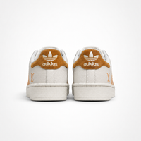 adidas Originals x Louis Vuitton Superstar Sneakers Cream Orange Monogram - Unisex