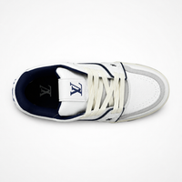 Louis Vuitton Trainer #54 Low White Navy - Unisex