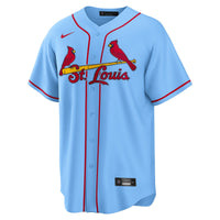 St. Louis Cardinals Lars Nootbaar Light Blue Alternate Replica Jersey